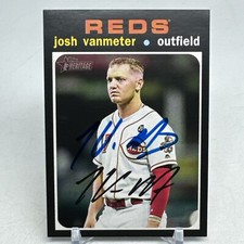 Josh Vanmeter SIGNED 2020 Topps Heritage #105 Cincinnati Reds New York Yankees