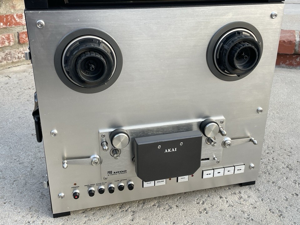 SERVICED Akai PRO-1000 Professional Tape Recorder Reel to Reel & Preamp ...