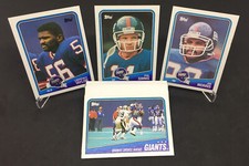 1988 Topps Football New York Giants Complete Team Set 16 Cards L. Taylor A18