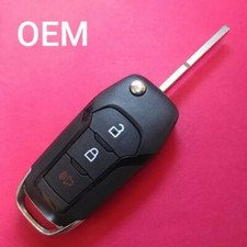 Oem 2015 - 2021 Ford 3 Button High Security Remote Head Flip Key 3b N5f-a08taa