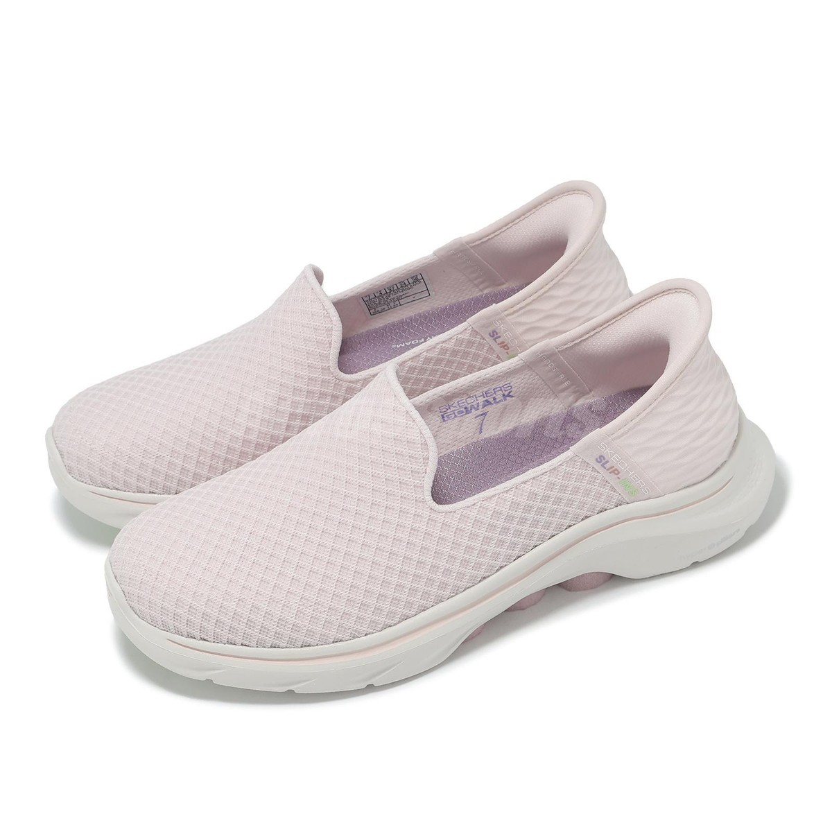 Skechers Go Walk 7-Daley Slip-Ins Light Pink Women Casual Shoes