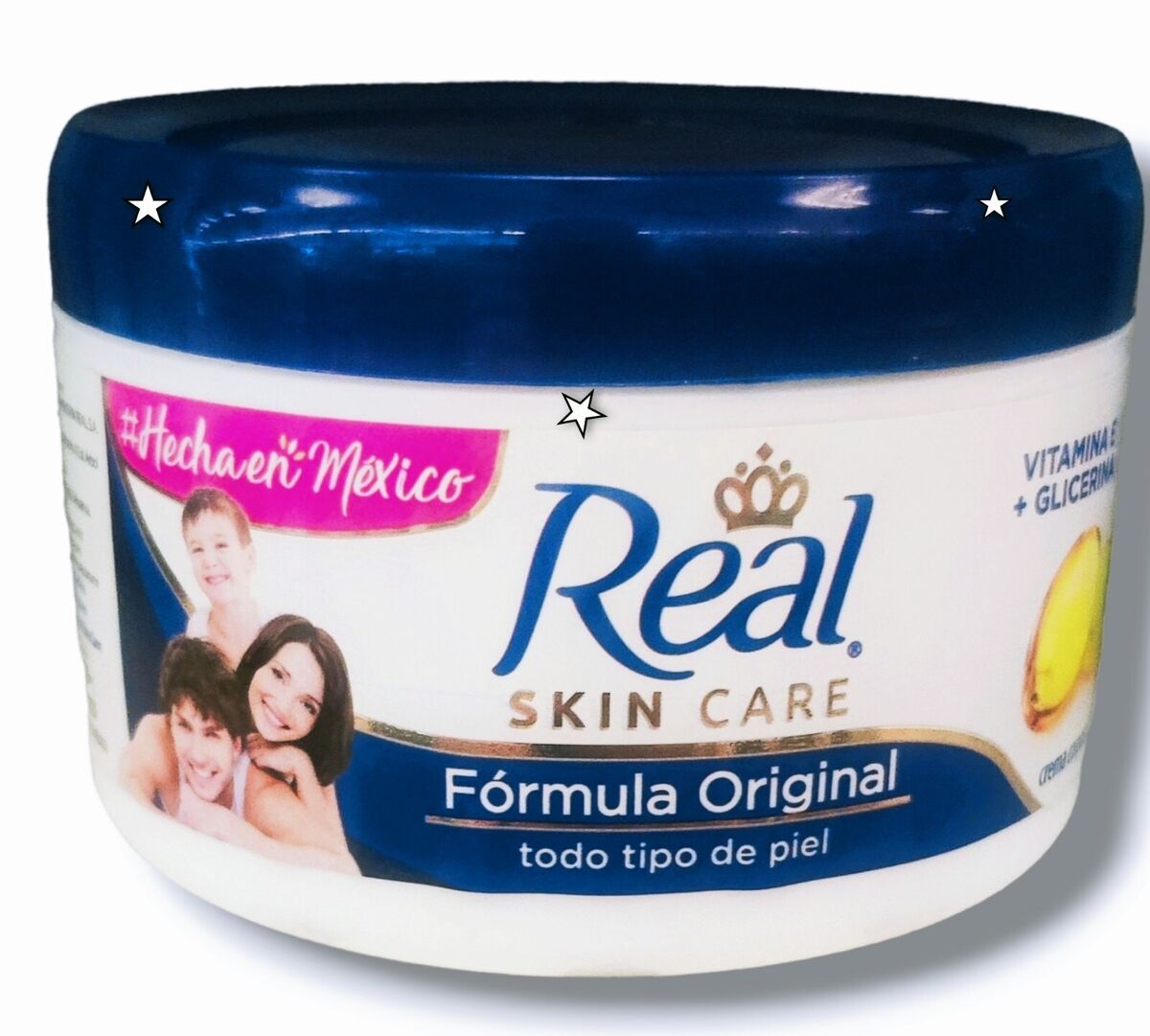 Crema Real Skin Care Original vitamina E + Glicerina 220g Crema Real Skin Care Original vitamina E + Glicerina 220g