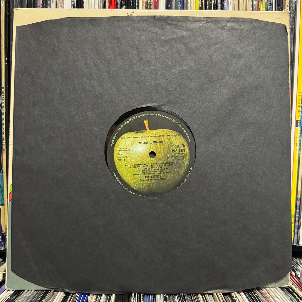 THE BEATLES YELLOW SUBMARINE (VINYL LP) 1969!!! RARE!!! APPLE UK