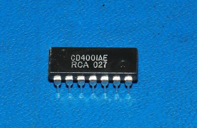 LOGIC IC 4000 CD4001AE RCA LOGIC IC 4000 400 RCA 4001