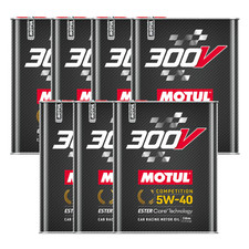 Motul 300V Competition 5W40 100% Synthetic Motor Engine Oil 110817 2L 7 Pack 59.54 per gallon