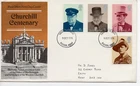 GB - First Day Cover - Town Cancel (TC04) - 1974 Churchill - Pmk  Dover