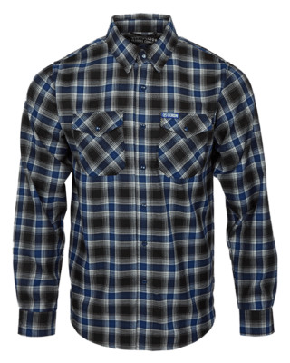 NEW MENS DIXXON FLANNEL MEDIUM ''PERFORMANCE MACHINE'' SHIRT NIB M PM MOTORCYCLE