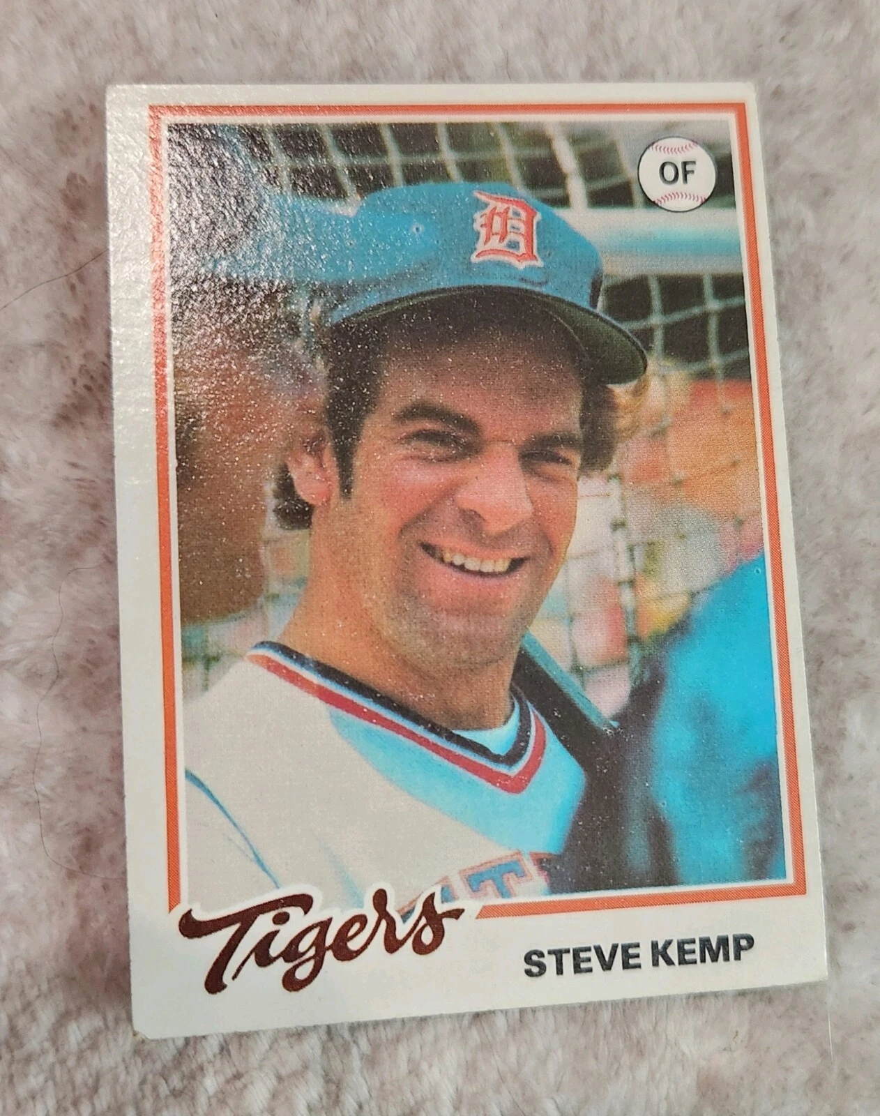 1978 Topps Burger King Steve Kemp Detroit Tigers #18