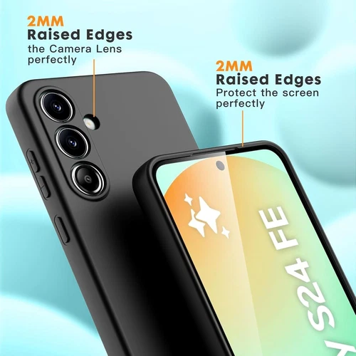 For Samsung Galaxy S25 Ultra S24 FE S23 Plus Silicone Case Phone Protective Case - Bild 41 von 44