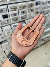 Western Rose Gold buckle - Cowboy Cowgirl Unisex Vintage Buckle Rose Gold 40mm