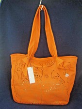Roberta Gandolfi Soft Amber Perforated Leather New Shoulder Tote, Nwt $398