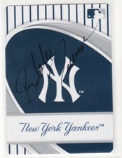 BOB DAVIDSON 1989 NEW YORK YANKEES  AUTOGRAPHED PLAYING CARD 