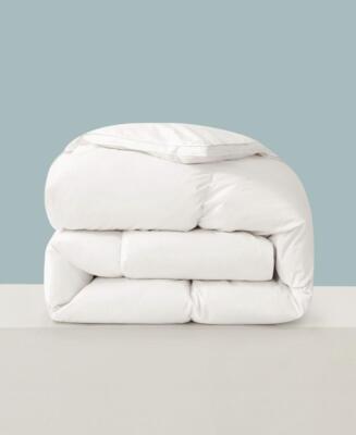 UNIKOME Extra Warmth White Goose Feather and Fiber Full/Queen Comforter Set
