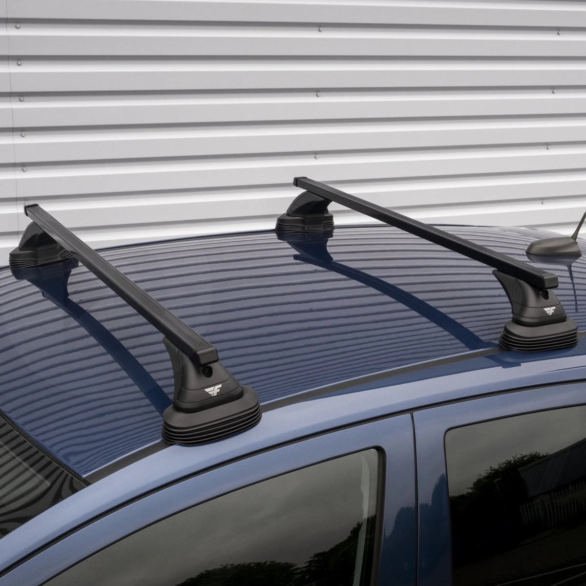 Farad Pro Square Steel Roof Bars Set for Vauxhall Meriva B 10 17