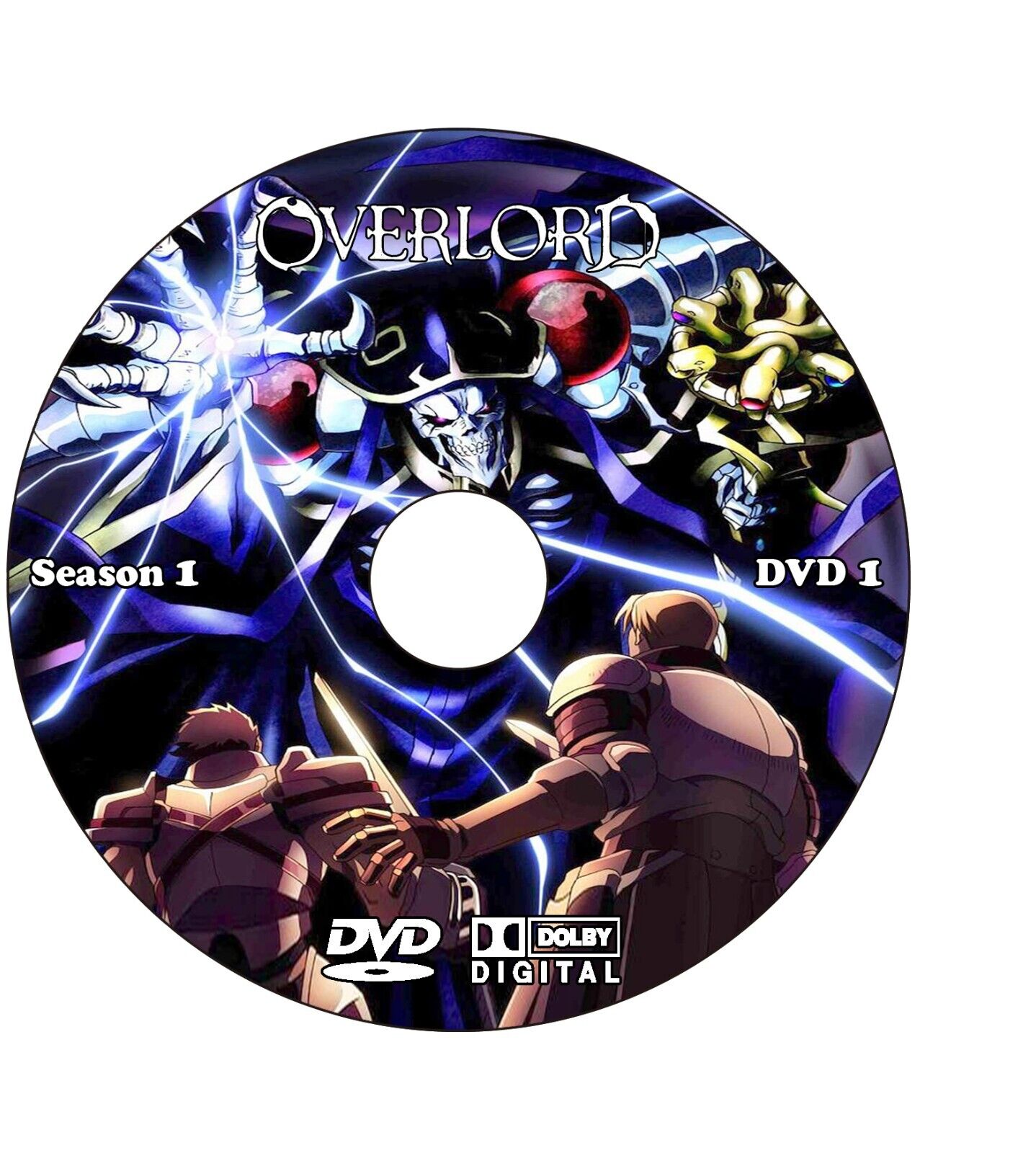 DVD Anime OVERLORD Season 1+2+3+4 Complete Series (1-52 + 2 Movies )  English Dub