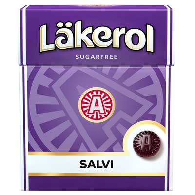 Cloetta Läkerol Salvi Swedish Sugar Free Licorice Pastilles </span> (7310350118595)