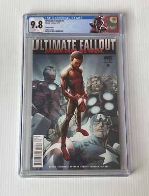 Ultimate Fallout #4 CGC 9.8 1st Miles Morales Spiderman Spider-verse 2nd Print C
