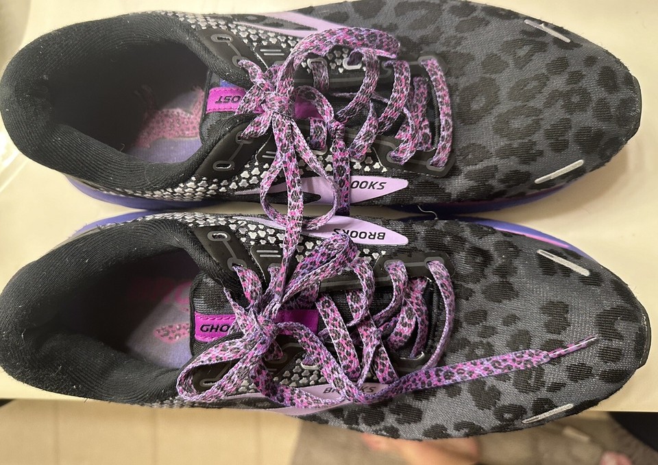 Brooks Ghost 14 Electric Cheetah Run Wild Women's 10 Running Shoe