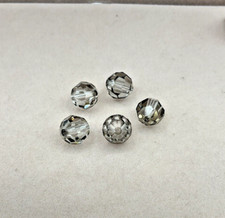 10 Pack SWAROVSKI STRASS CRYSTAL BEAD 8502 10MM BEAD - Clear/Golden Teak Effect