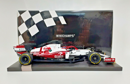 Model Car 1:18 MINICHAMPS F1 Alfa Romeo C41 Kimi Raikkonen Gp Bahrain 2021 - Picture 3 of 12