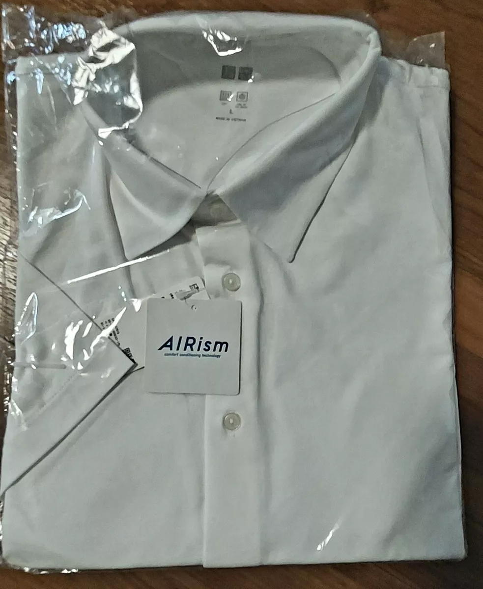 MEN'S AIRISM SHORT SLEEVE POLO SHIRT (REGULAR COLLAR)