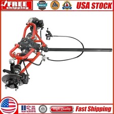 4WD Rear Drive Shaft CV Axle Gear Housing Swing Arm Kit For ATV Quad DIY Go Kart