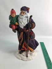 Pipka Collectible Santa - "The Christmas Traveler"  #13930 Open Box #478