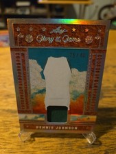 2025 Leaf Glory Of The Game  Dennis Johnson Silver Jersey Card #'d 25/40