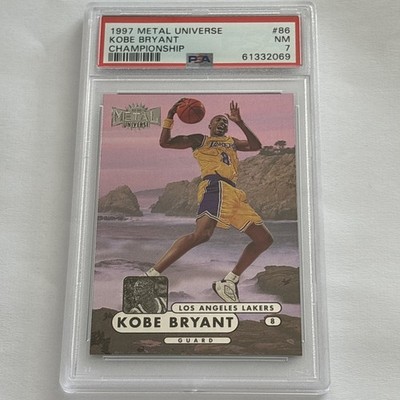 1997 Metal Universe Kobe Bryant #86 PSA 7 - Vintage     