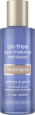 Gentle Oil-Free Eye Makeup Remover & Cleanser for Sensitive Eyes, Non-Greasy Mak