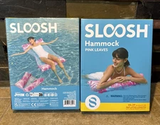 Pool Floats 2-Pack Pink Adult 4-in-1 Multi-Purpose Water Hammock FAST SHIPPING