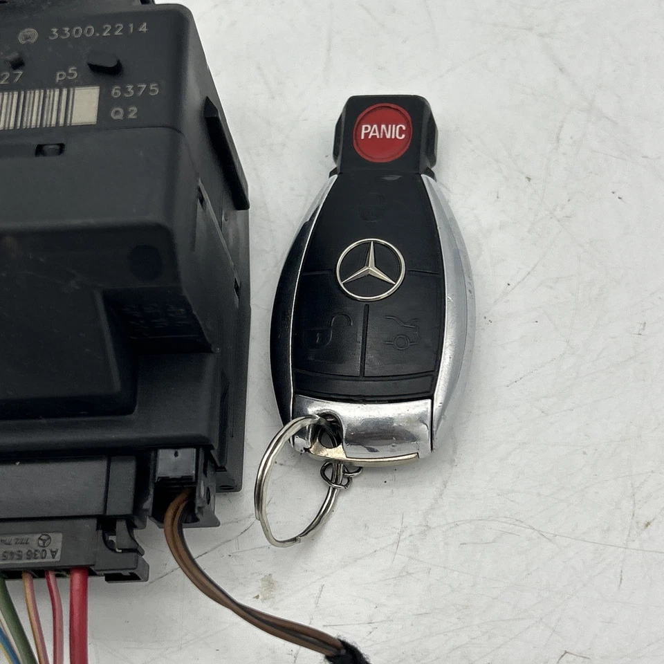 Mercedes W211 E63 AMG CLS550 SLK350 Ignition Switch Module w/ Key 2115452508 OEM - Image 3 of 4