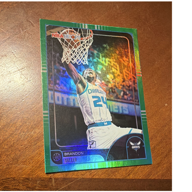 Panini NBA Hoops 2024-25 Brandon Miller #224 Charlotte Hornets Basketball Card