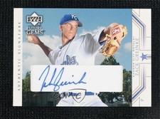 2002 Upper Deck Prospect Premieres Future Gems Zack Greinke #93 Auto 5l2