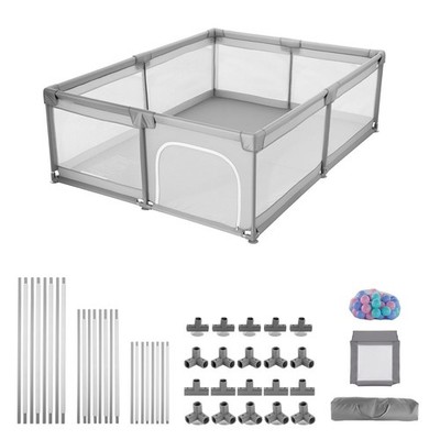 Uimoso Extra Large Baby Playpen 78.7'' x 70.3'' Indoor and Outdoor Play Yard