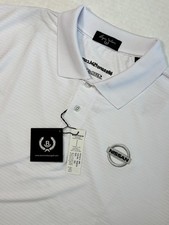 Byron Nelson Nissan Polo Shirt Mens 3XL White DriWay Golf Performance NWT!