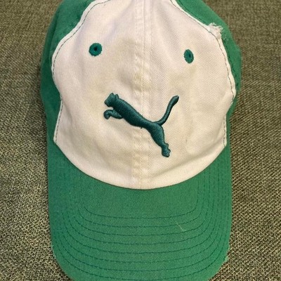 Puma green baseball cap with embroidered logo