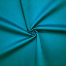 Deep Turquoise Cotton Solid Sateen Woven Fabric
