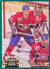 Sylvain Lefebvre - 1992-93 Topps Stadium Club #367 - Canadiens Hockey Card