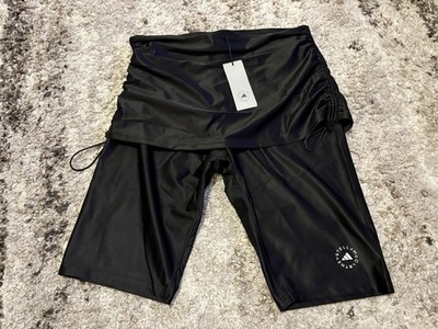 NWT! Adidas x Stella McCartney Run Active RT Shorts Women L Black $100 RARE