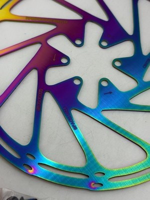 SRAM CenterLine Disc Brake Rotor - 203mm, 6-Bolt, RAINBOW | eBay