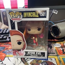 Funko Pop! Figura Vinilo Invincible Atom Eve #1501 con Protector y CÓDIGO DE BARRAS GS.