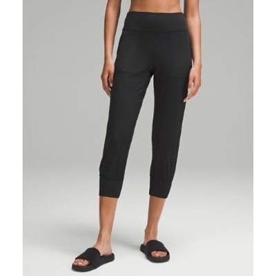 Lululemon Align Jogger Crop High Rise 23'' Size 12 Black Women's