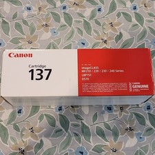 Canon Genuine/Original 137 Black Laser Toner Cartridge 9435B001 AA
