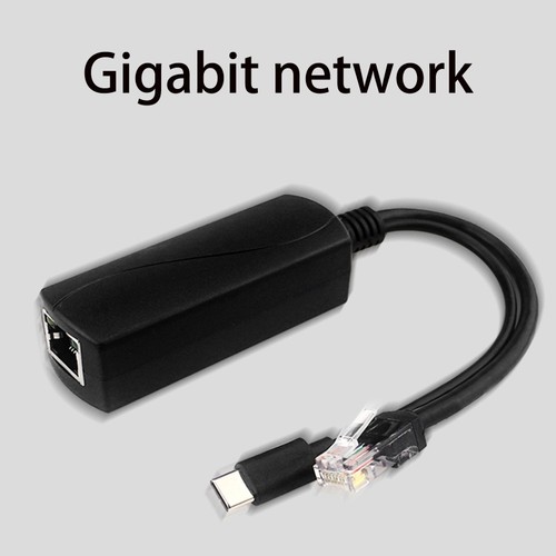 Type-C PoE Splitter 5V 3A IEEE 802.3af Standard 10/100/1000Mbps for - Afbeelding 8 van 8