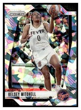 2024 Prizm WNBA Ice 64 Kelsey Mitchell Indiana Fever basketball card
