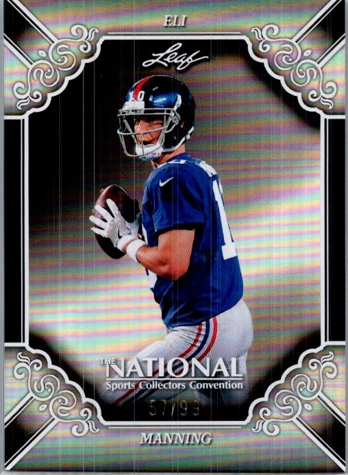 Eli Manning 2026 Leaf National NSCC Exclusive Silver /99