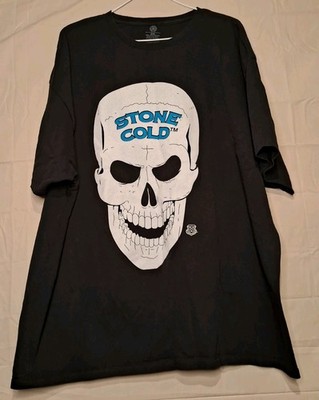 Authentic WWE ''Stone Cold Skull'' Steve Austin 3:16 Black Men's XXL T-Shirt