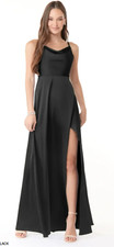 azazie bridesmaid dress black