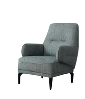 Sessel 1 Sitzer Grau Wohnzimmer Design Einsitzer MöBel Stoff Textil